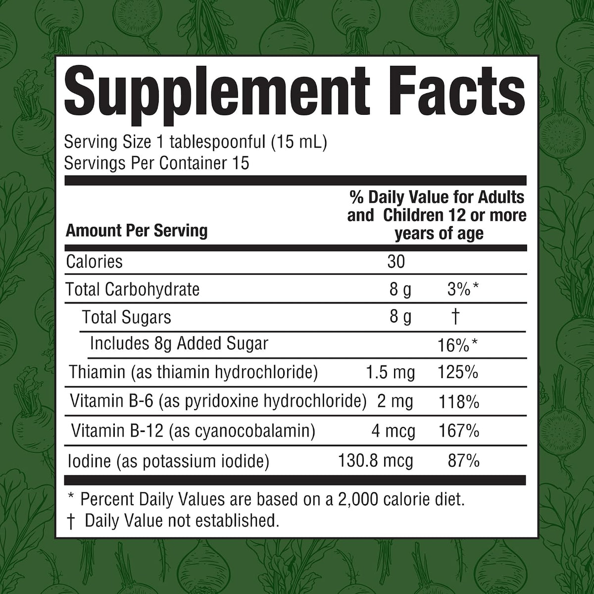 Rabano Yodado Ionised Radish Dietary Liquid Supplement – Iodine, Vitamin B1, B6 & B12 – 237 ml - görsel 9