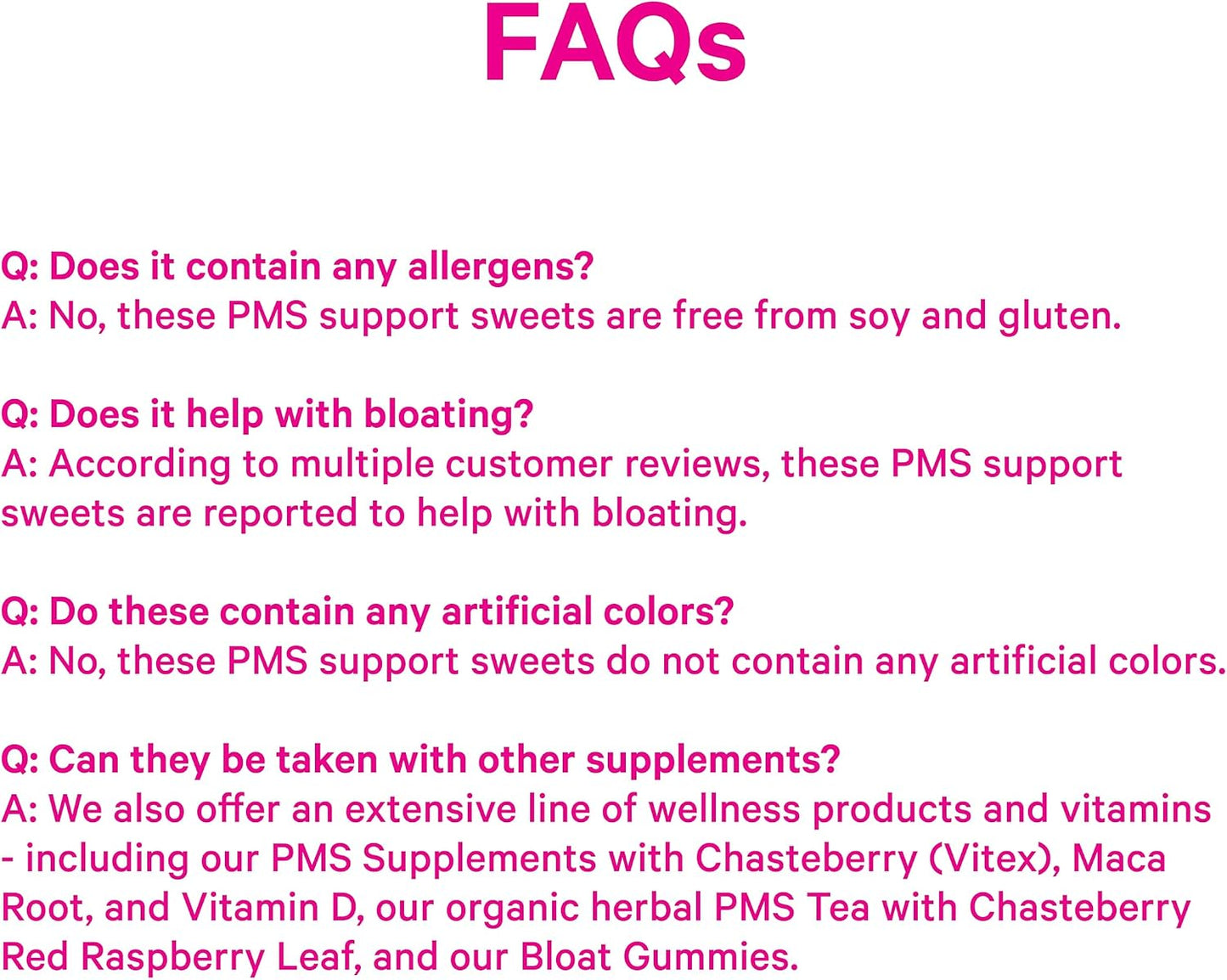 Pink Stork Organic PMS Support Sweets for Teens and Women - Natural Vitamin B6 & Peppermint - Period Comfort, Digestion, Bloating, Mood Swings - 30 Drops - görsel 8