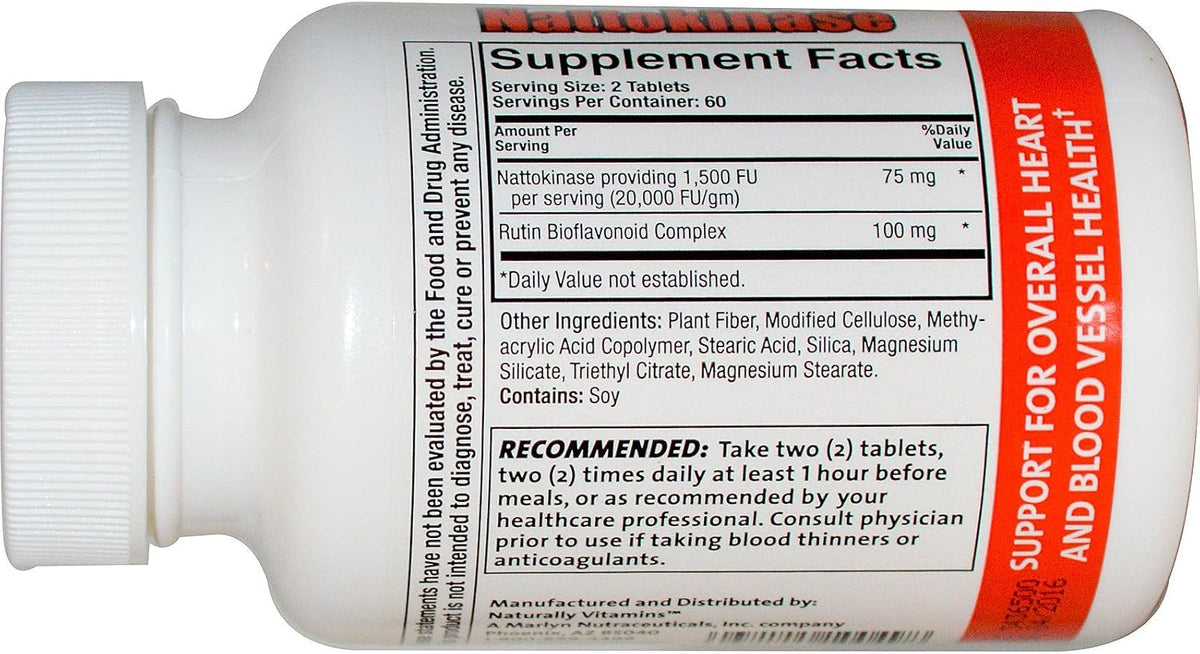 Nattokinase Supplement 1500FU – Systemic Enzyme for Circulation Support - görsel 2