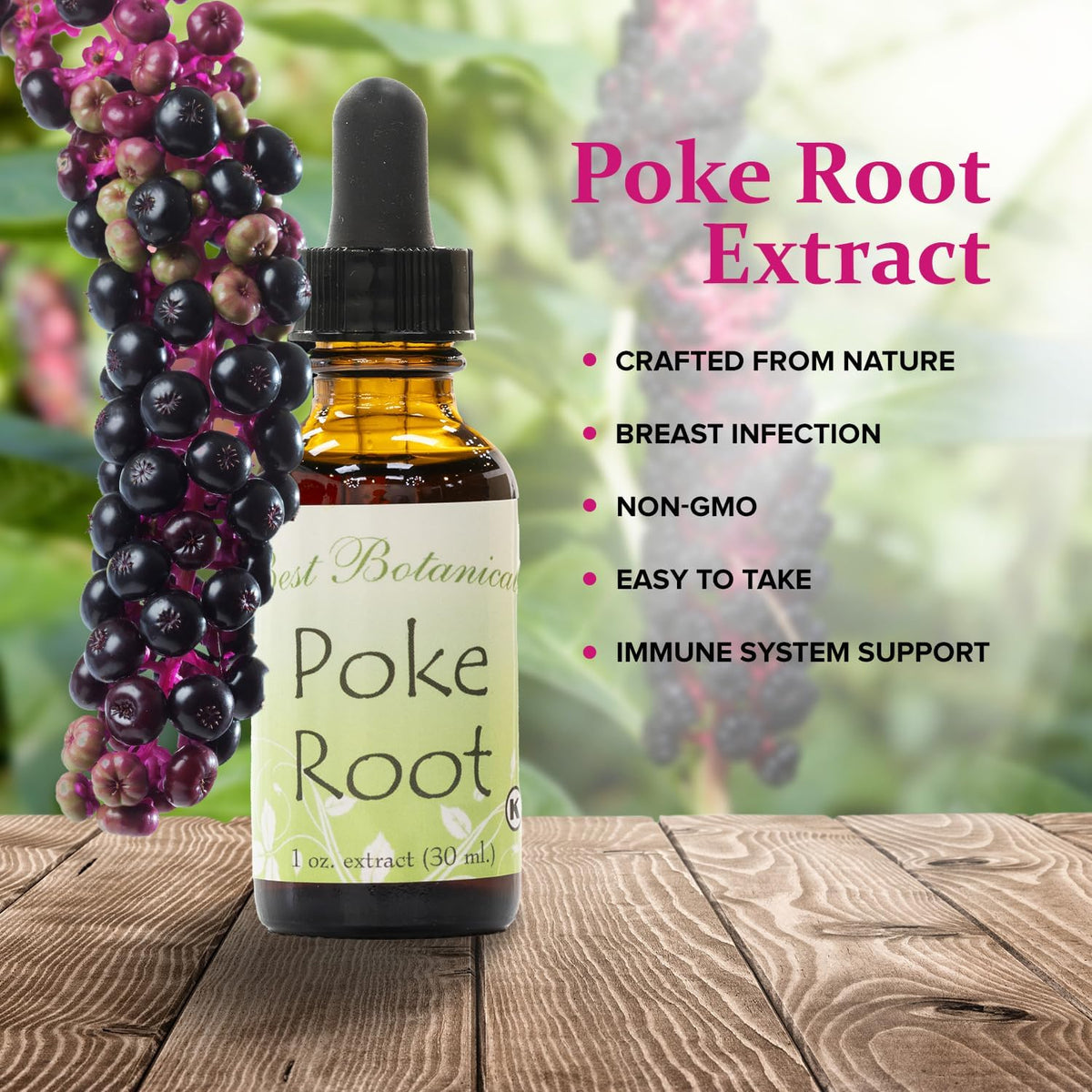 Poke Root Extract 1 oz. - görsel 3