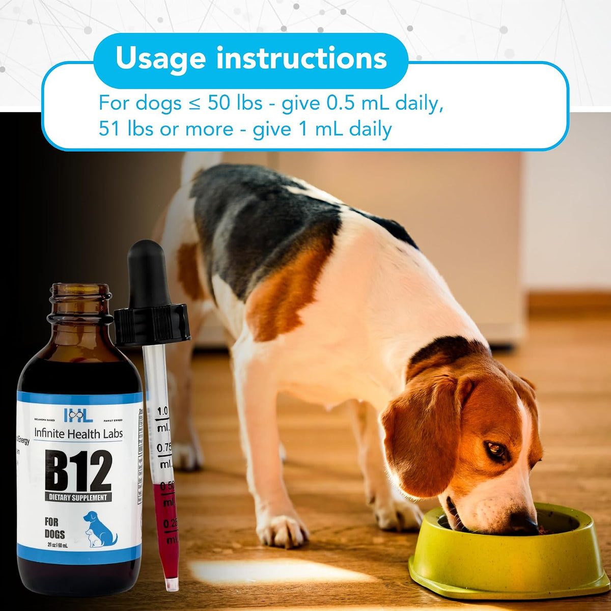 Liquid Vitamin B12 for Dogs – Methylcobalamin Supplement - görsel 7