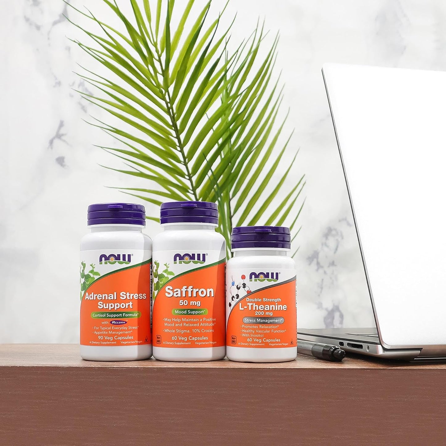 NOW Foods Adrenal Stress Support, Cortisol Support Formula with Relora, 90 Veg Capsules - görsel 7