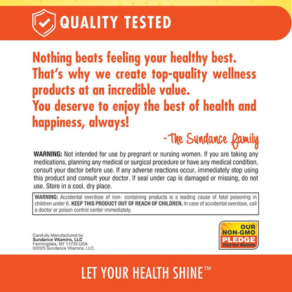 Sundance Vitamins Women’s ABC Complete Multivitamin & Mineral Formula | Daily Women’s Multivitamin | 60 Coated Caplets | Non-GMO & Gluten-free
