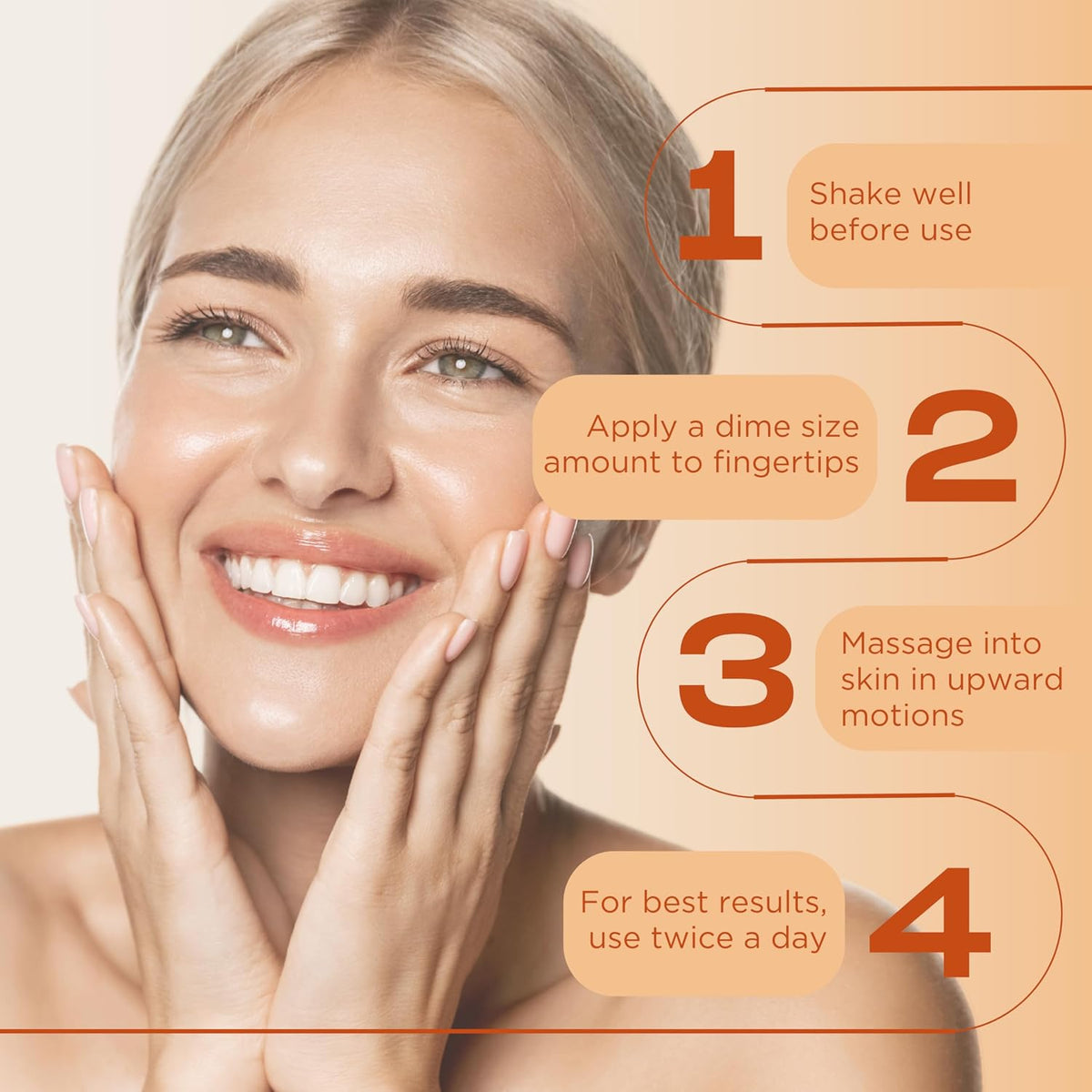 InstaNatural Vitamin C Face Serum with Hyaluronic Acid and Ferulic Acid - 60 ml - görsel 4