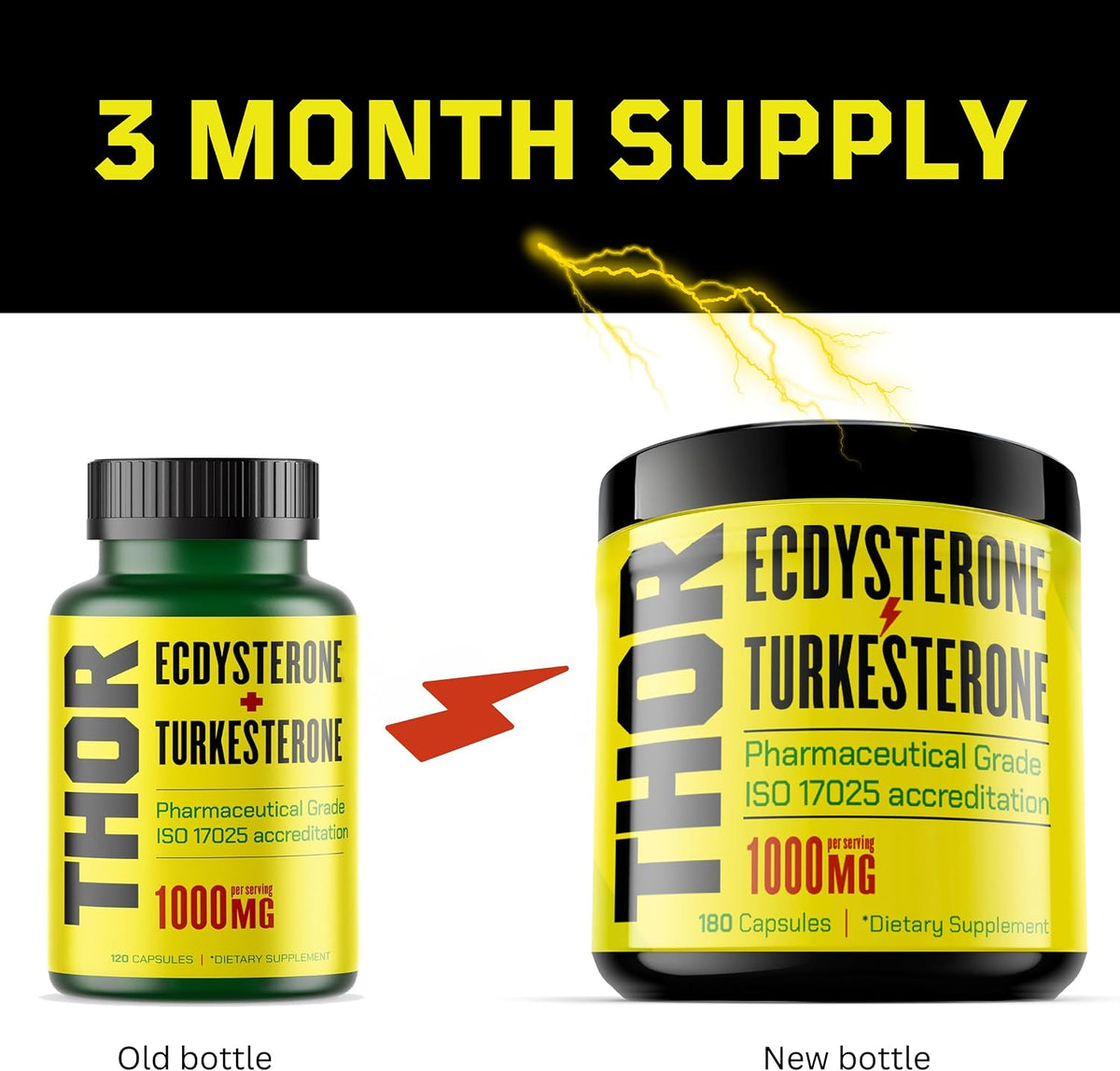 Turkesterone + Ecdysterone | Anabolic Supplement (180 Capsules) – Olympic-Grade Testing - görsel 4
