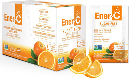 Ener-C Sugar Free Multivitamin Drink Mix, Orange - 30 Sachets