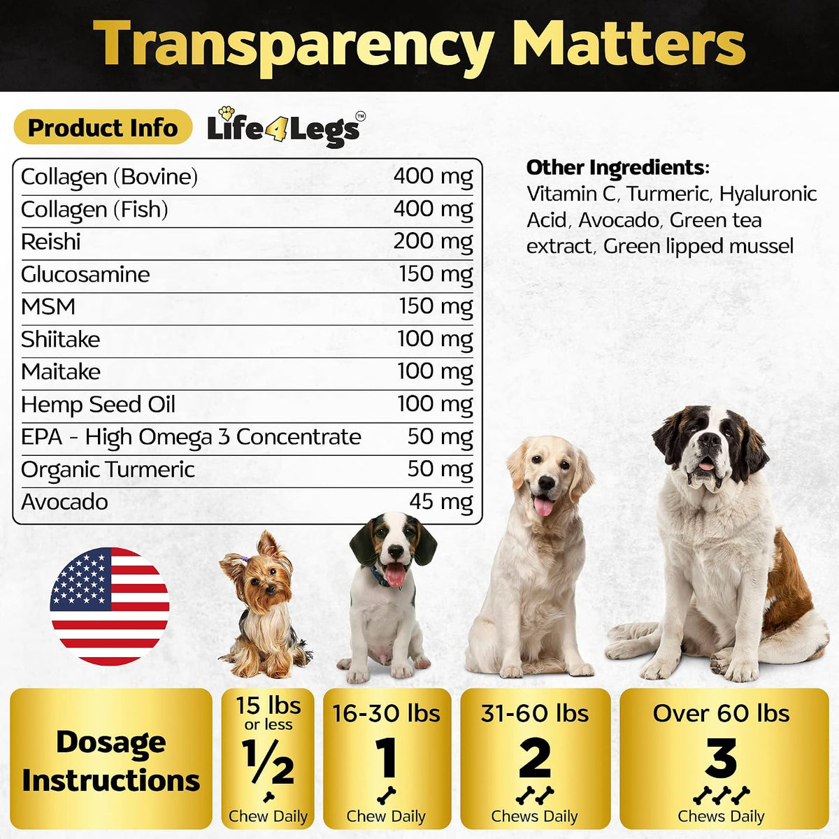 Life4Legs 12-in-1 Dog Multivitamin Soft Chews - görsel 4
