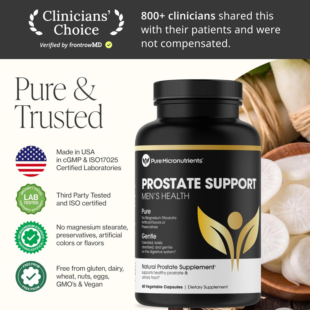 Pure Micronutrients Advanced Prostate Health – Nettle Seed Extract: Provides additional support for urinary – Image 7