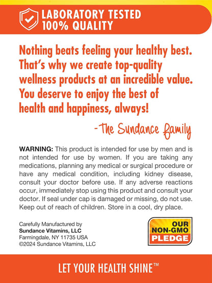 Sundance Men's 50+ Multivitamin Caplets