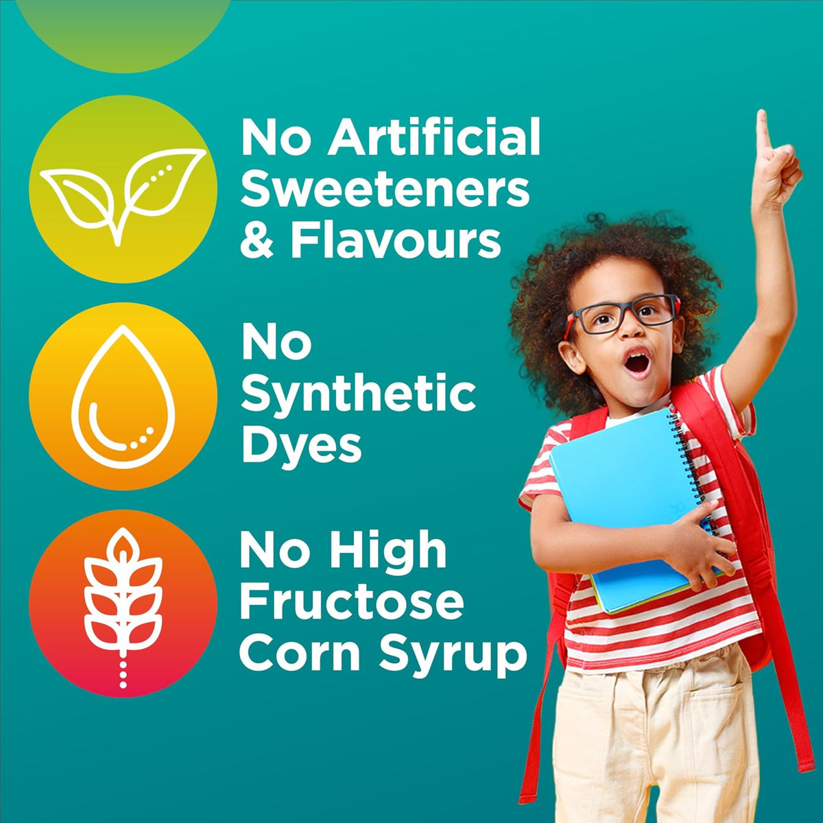 Centrum Kids Multivitamin Gummies, Tropical Punch, Made with Natural Flavours, 110 Count, 110 Day Supply - görsel 5