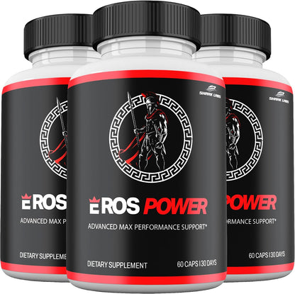 Eros Power Capsules, Advanced Premium Supplement Vitamin Capsules (3 Pack)