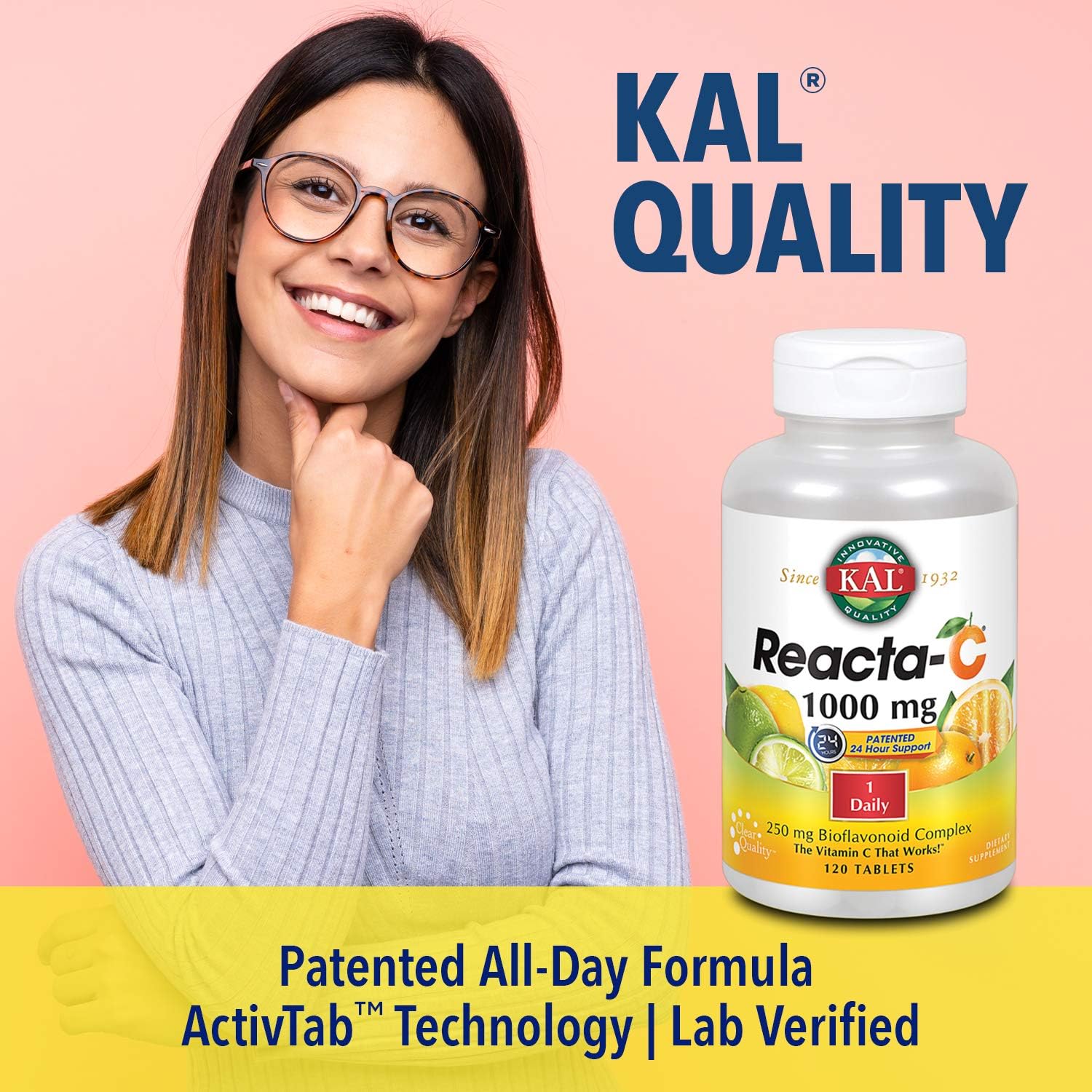 KAL Reacta-C with Bioflavonoids - 120 Quick-Dissolve Tablets - görsel 4