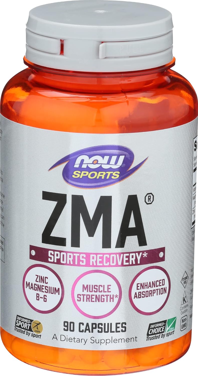 Now Foods ZMA 800 Mg Capsules, 90 CT - görsel 1