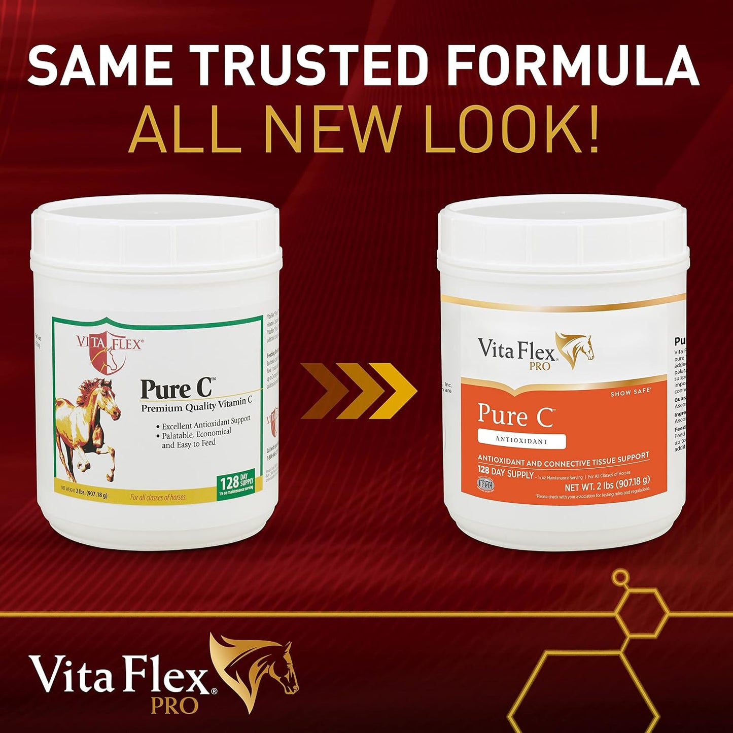 Vita Flex Pro Pure C Antioxidant – Premium Horse Vitamin C Supplement, 2 lb - görsel 2