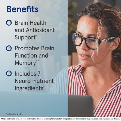 Jarrow Formulae Neuro Optimiser – Brain Health & Antioxidant Support, 120 Capsules