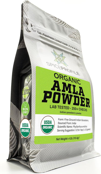 Spice Profile Organic Amla Powder | 113 g | Lab Tested