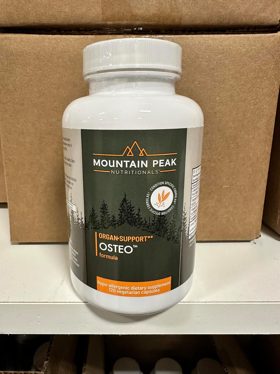 Mountain Peak Nutritionals Osteo Supplement - Bone Support with Vitamins D3, K2, Calcium, and Magnesium (120 Veg Capsules) - görsel 7