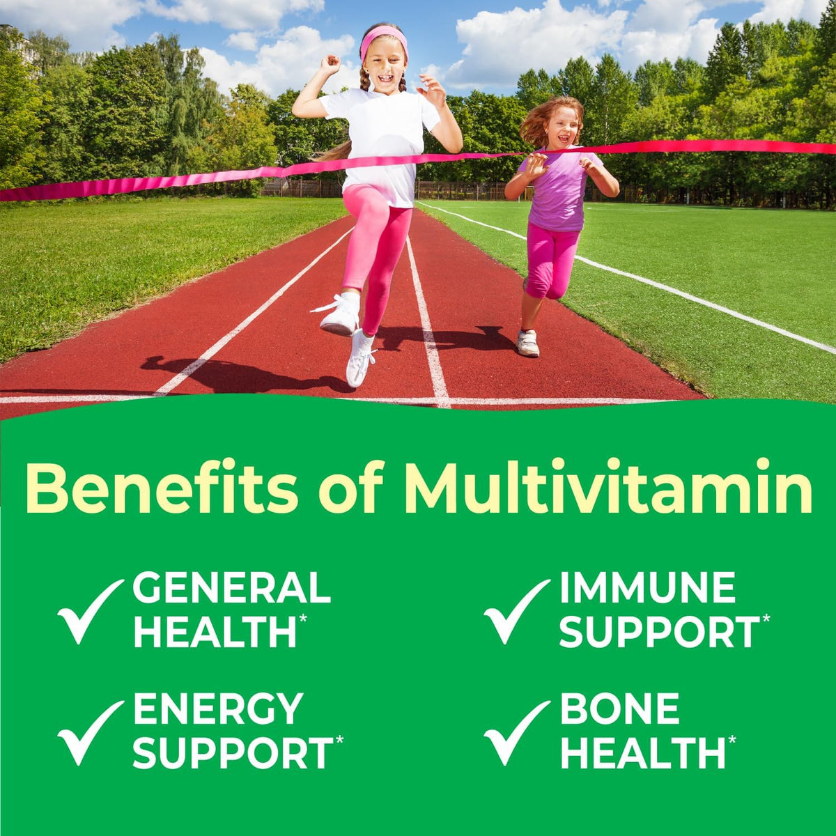 Kids Multivitamin with Iron & Minerals Chewable Tablets - Mixed Fruit Flavour - 120 Count - görsel 4