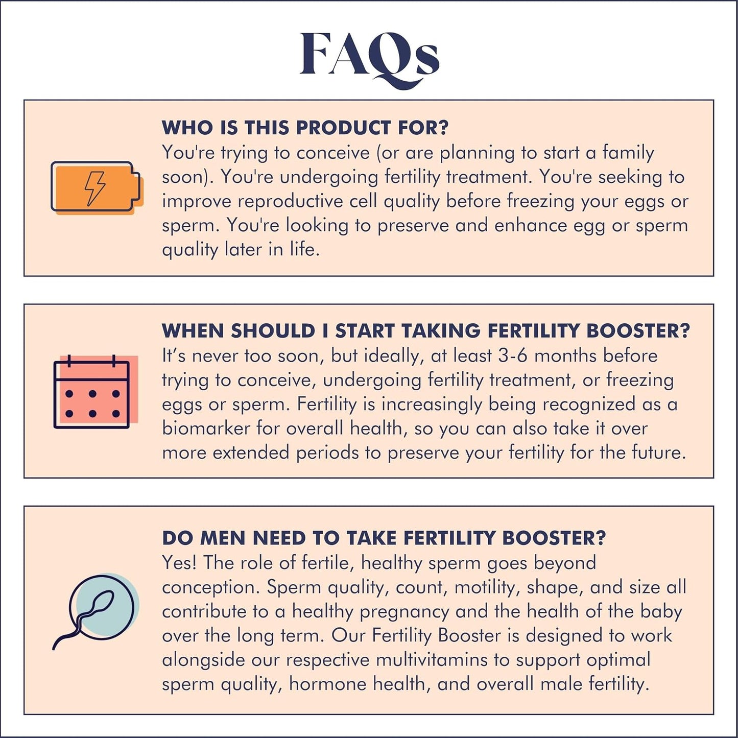 FullWell Fertility Booster - Conception Support for Men & Women - Supports Egg & Sperm Quality - Reproductive Health - CoQ10, Ashwagandha, NAC & ALA - 60 Capsules, 2 Pack (60 Servings) - görsel 6