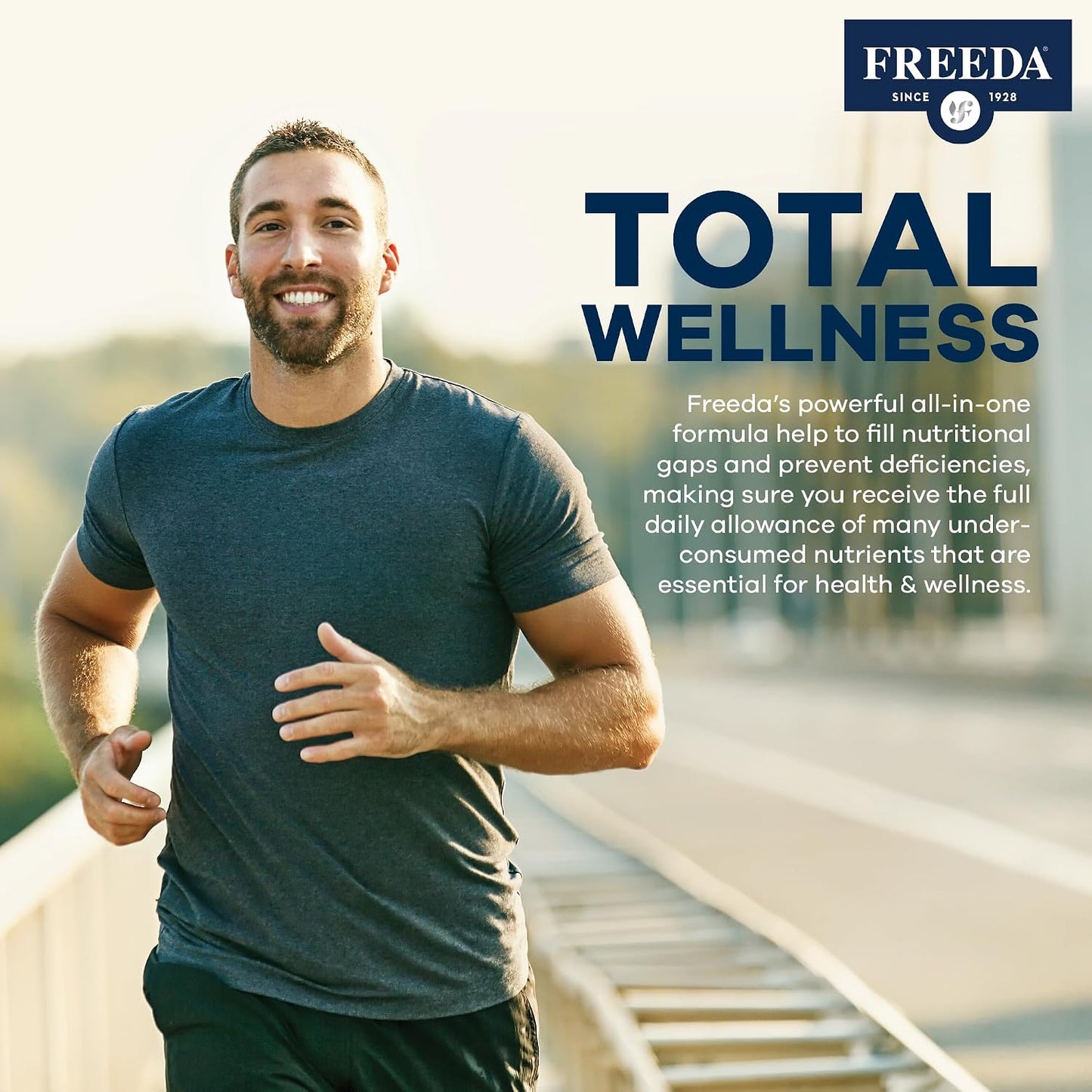Freeda Maximum Strength Multivitamin – High Potency Daily Supplement for Active Adults – Iron Free – 120 Capsules - görsel 5