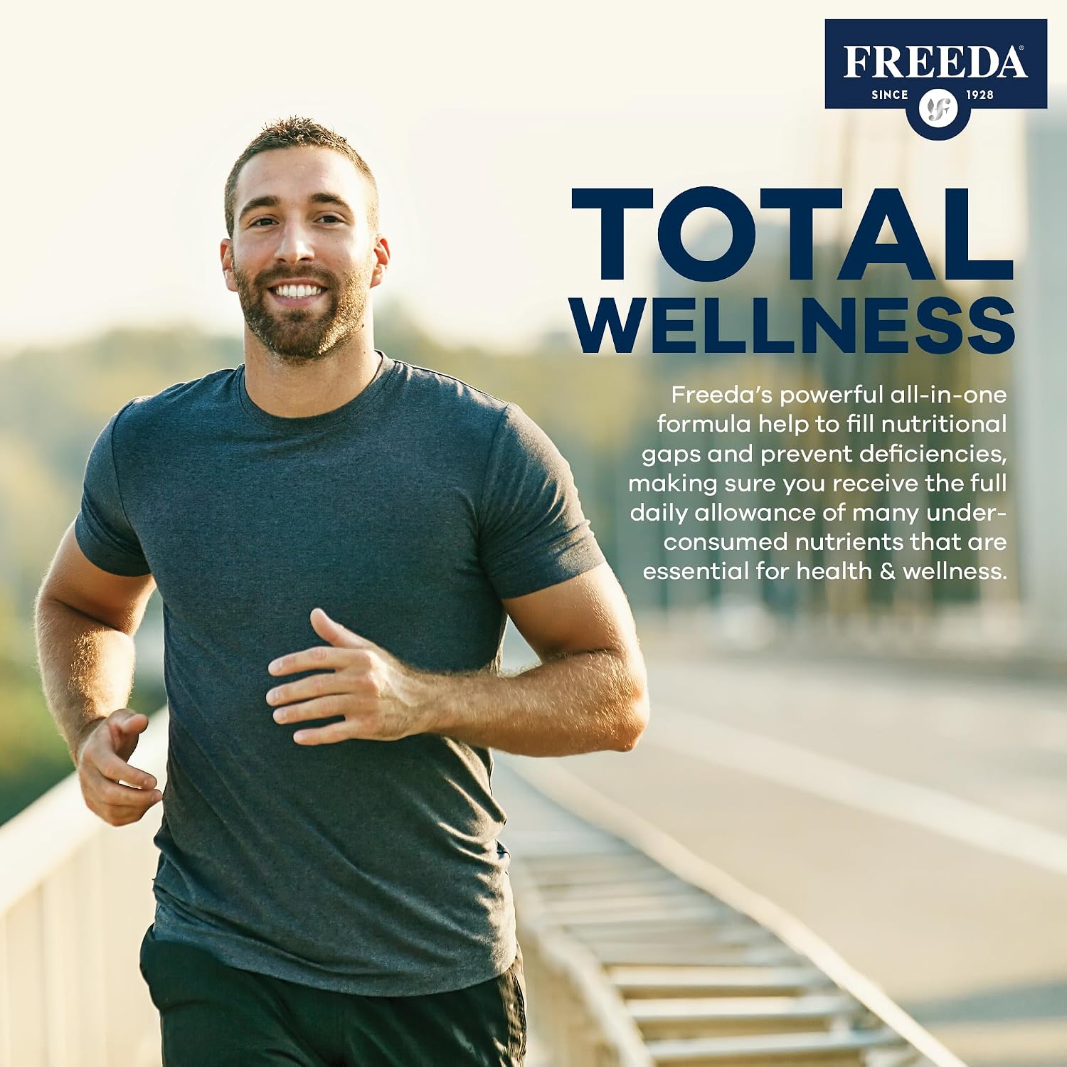 Freeda Maximum Strength Multivitamin – High Potency Daily Supplement for Active Adults – Iron Free – 120 Capsules - görsel 5