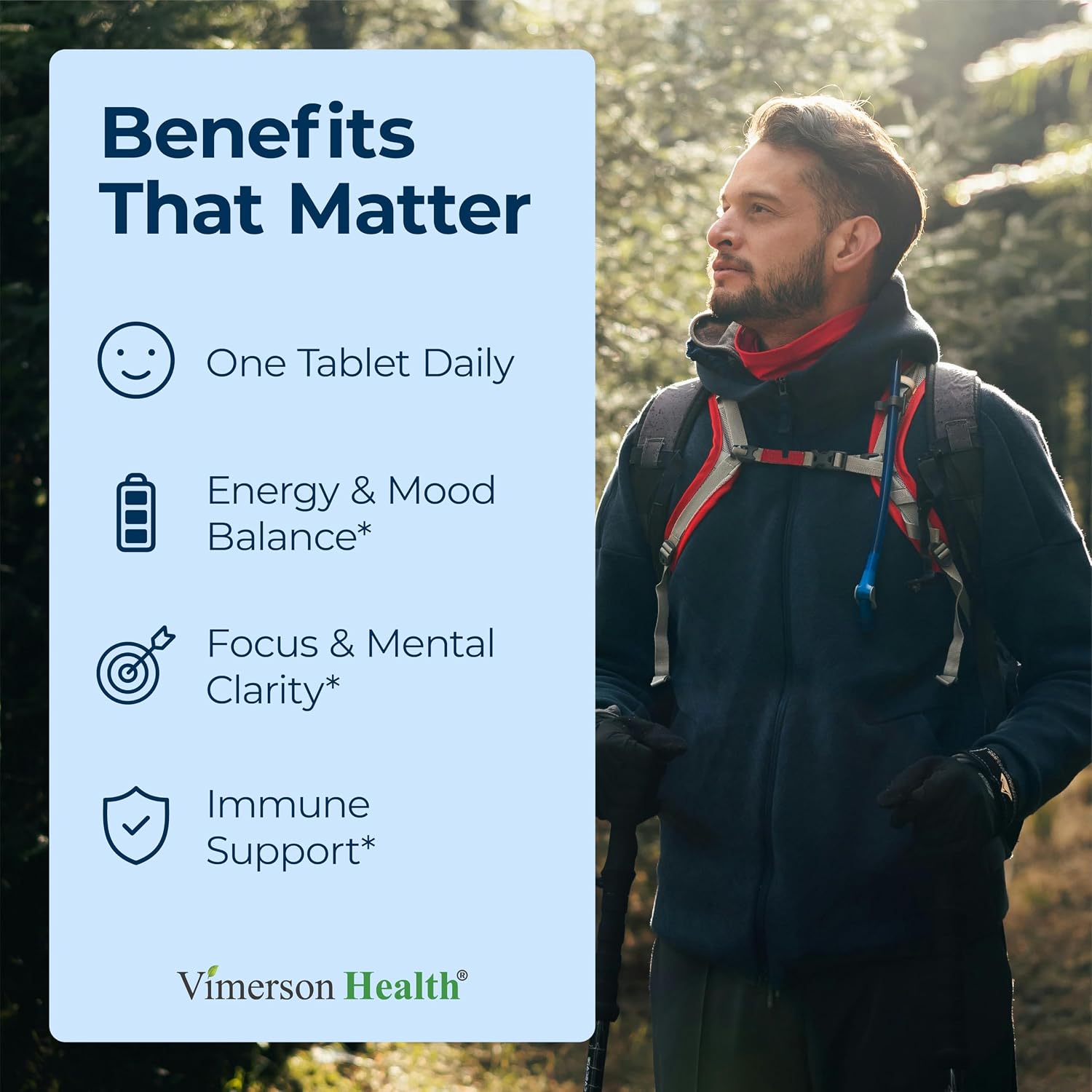 Vitamin B Complex with B12, Niacin, B6, Folic Acid – High Potency, One a Day - görsel 2