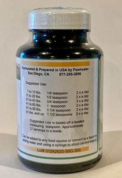 PawHealer Trachea Support for Dogs – Herbal Powder (50g)