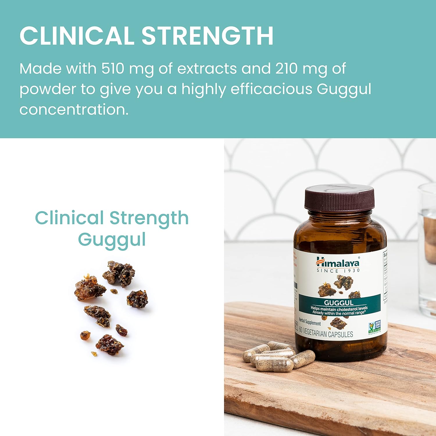 Himalaya Guggul Extract - 720 mg - 60 Capsules (2-Pack) - görsel 5