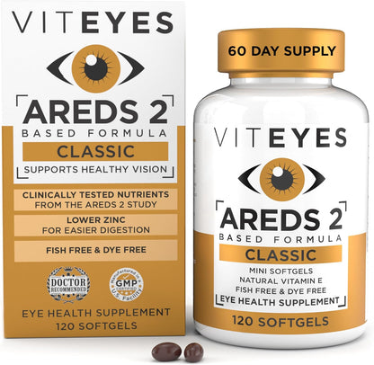 VITEYES® AREDS 2 Softgels – 120 Softgels (2-Month Supply)