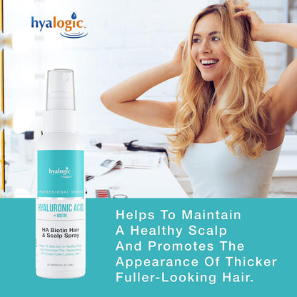 Hyalogic Biotin Hair & Scalp Spray with Hyaluronic Acid, 118 ml
