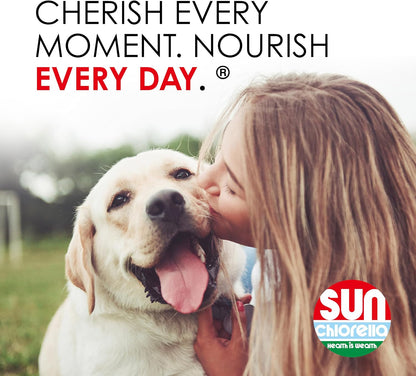 Sun Chlorella Pet Chews Green Superfood Supplement for Dogs and Cats - 120 Chews
