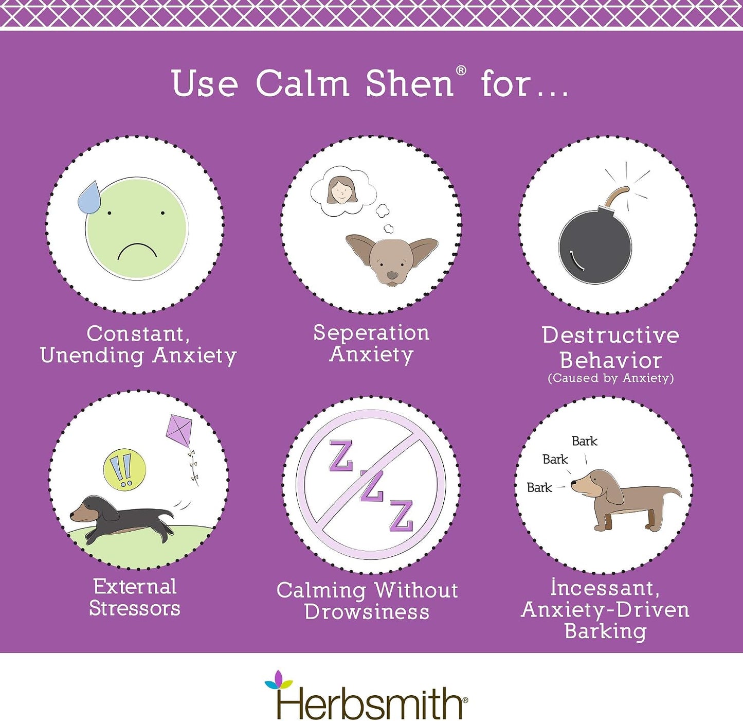 Herbsmith Calm Shen Herbal Blend for Dogs and Cats, 90 Tablets - görsel 4