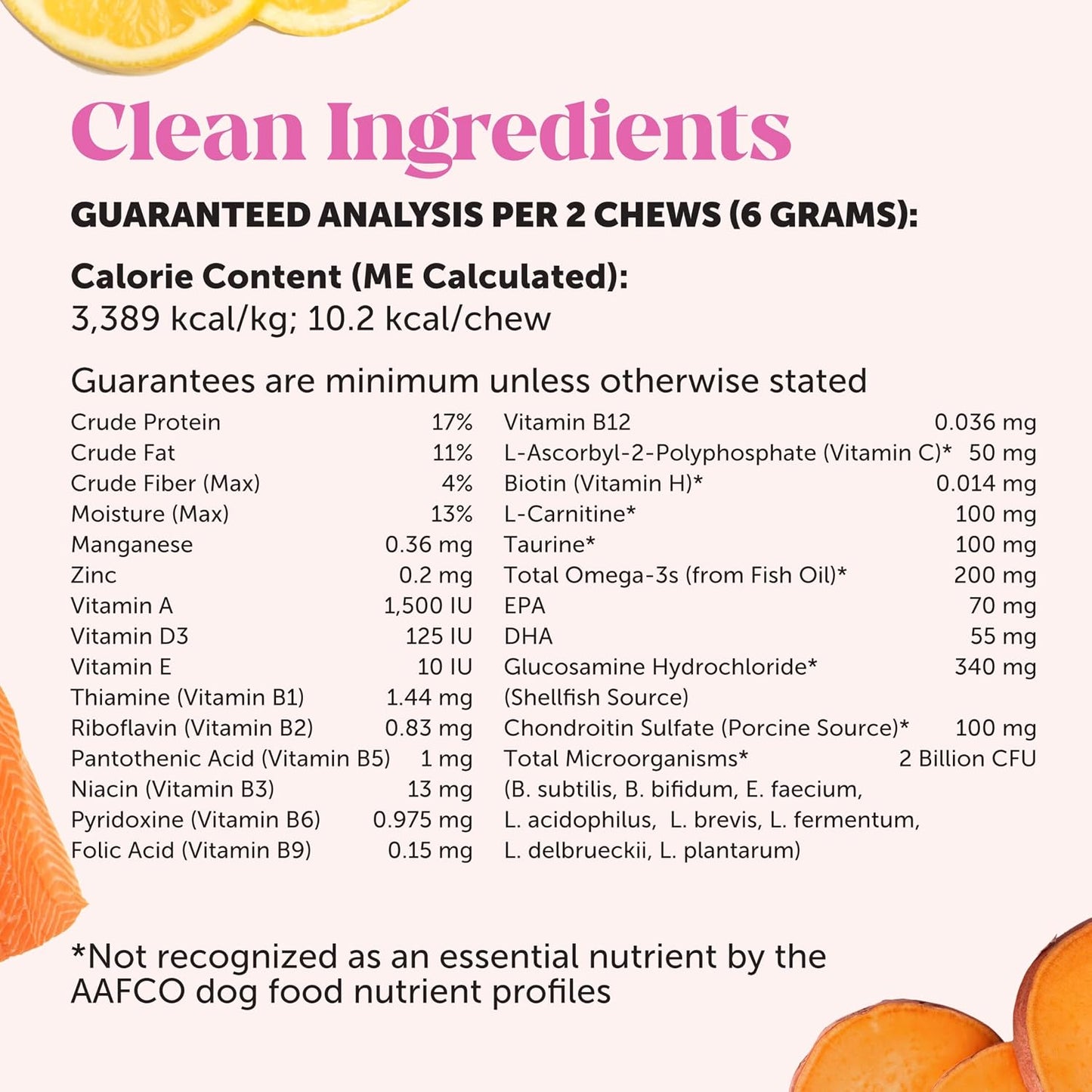 Pet Honesty Max Strength Dog Multivitamin with Glucosamine & Probiotics - Advanced 15-in-1 Supplement for Joint, Digestive, Immune & Heart Health - Salmon, 90 Chews - görsel 8