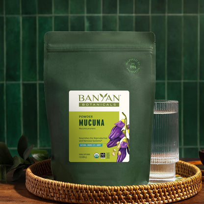 Banyan Botanicals Kapikacchu Powder – Organic Mucuna Pruriens, 454g