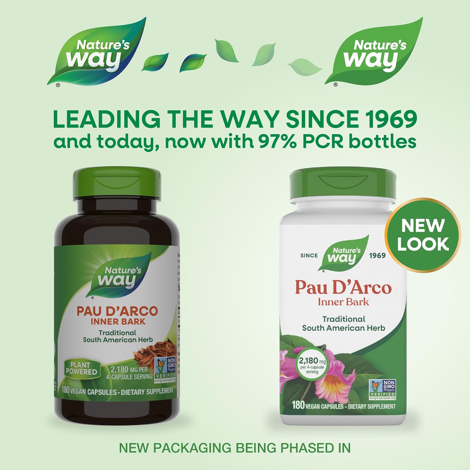 Nature's Way Pau d'Arco Inner Bark, 2,180 mg per Serving, 180 Capsules - görsel 2