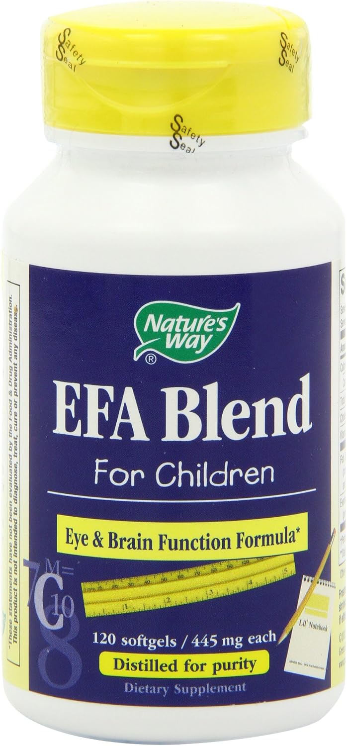 Nature's Way EFA Blend for Kids with Vitamin E - 120 Softgels - görsel 4