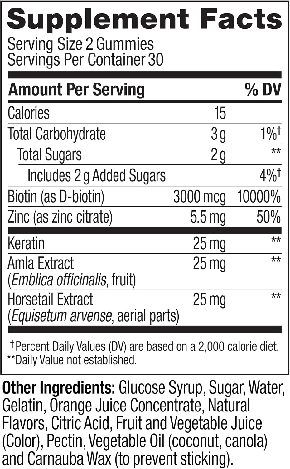 OLLY Heavenly Hair Gummy, Supports Healthy Hair, Keratin, Biotin, AMLA, Chewable Food Supplement, 30 Day Supply - 60 Count - görsel 6