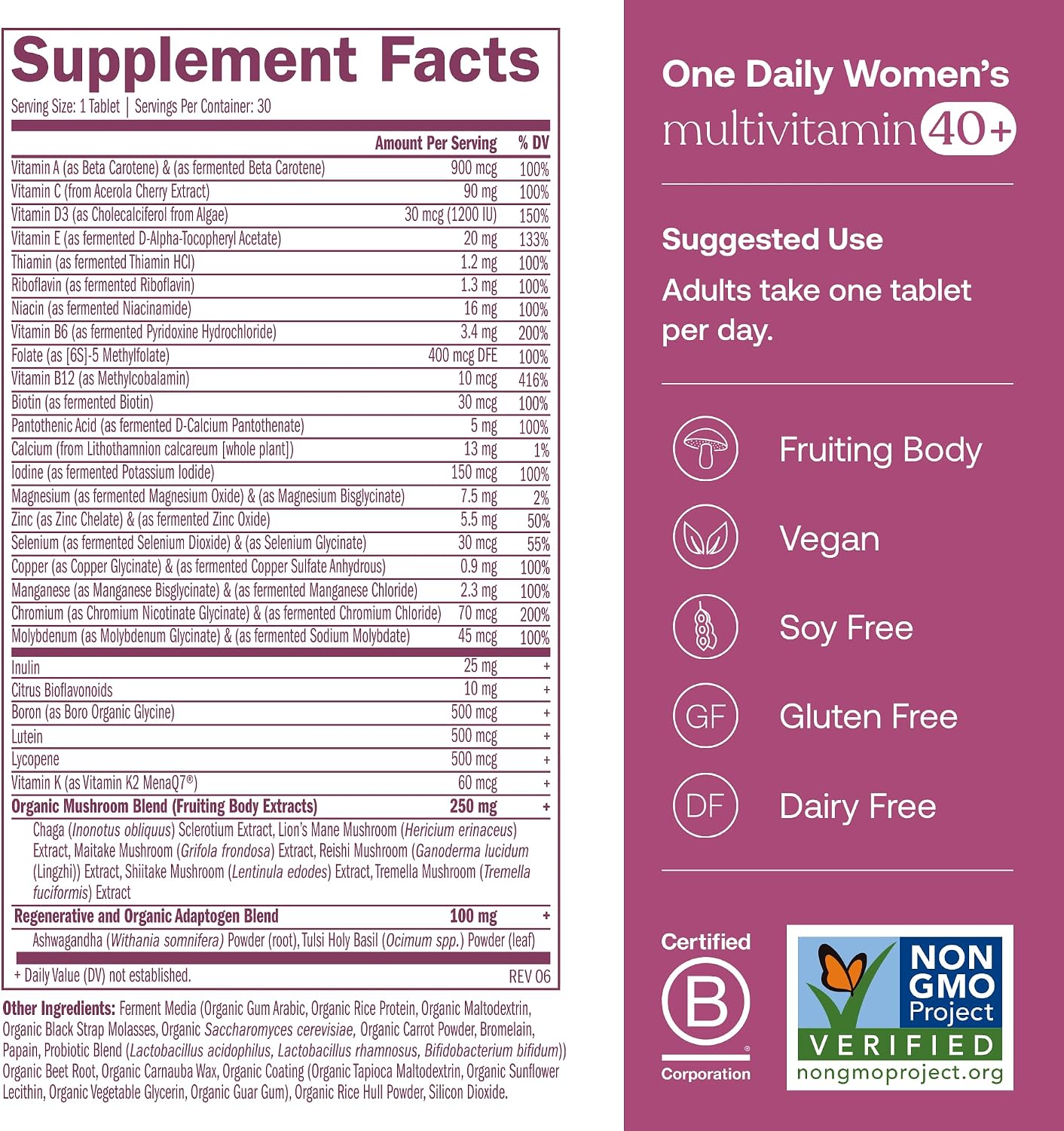 True Grace One Daily Women's Multivitamin 40+ Bundle with Omega-3 Fish Oil and Probiotic – 30-Day Supply - görsel 3