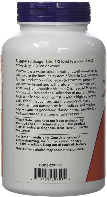 NOW Foods Vitamin C Crystals, 454 g