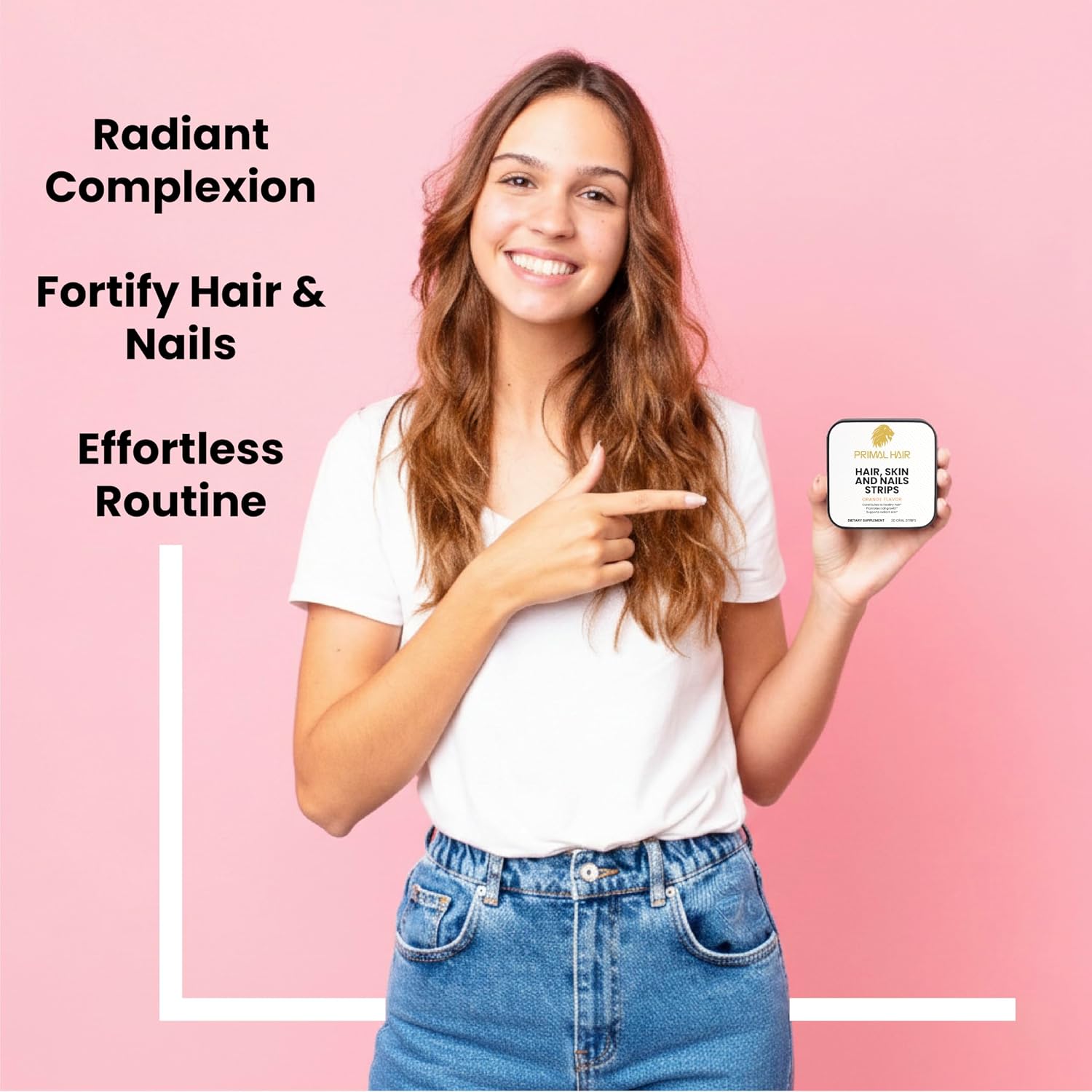 Biotin Oral Dissolving Strips 5000mcg – Sublingual Vitamin B7 – Orange Flavour – 30 Strips - görsel 5