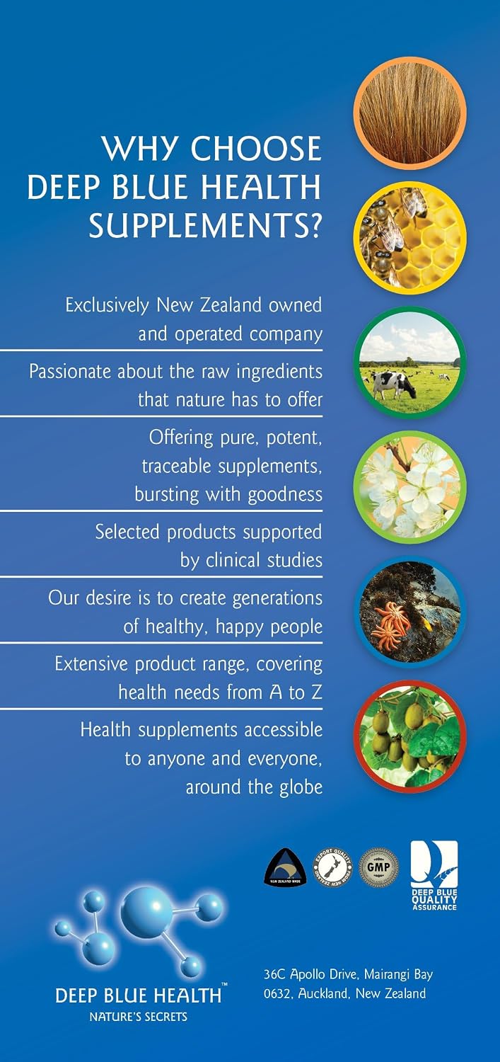 Deep Blue Health New Zealand SEA Cucumber 90 Capsules - görsel 2