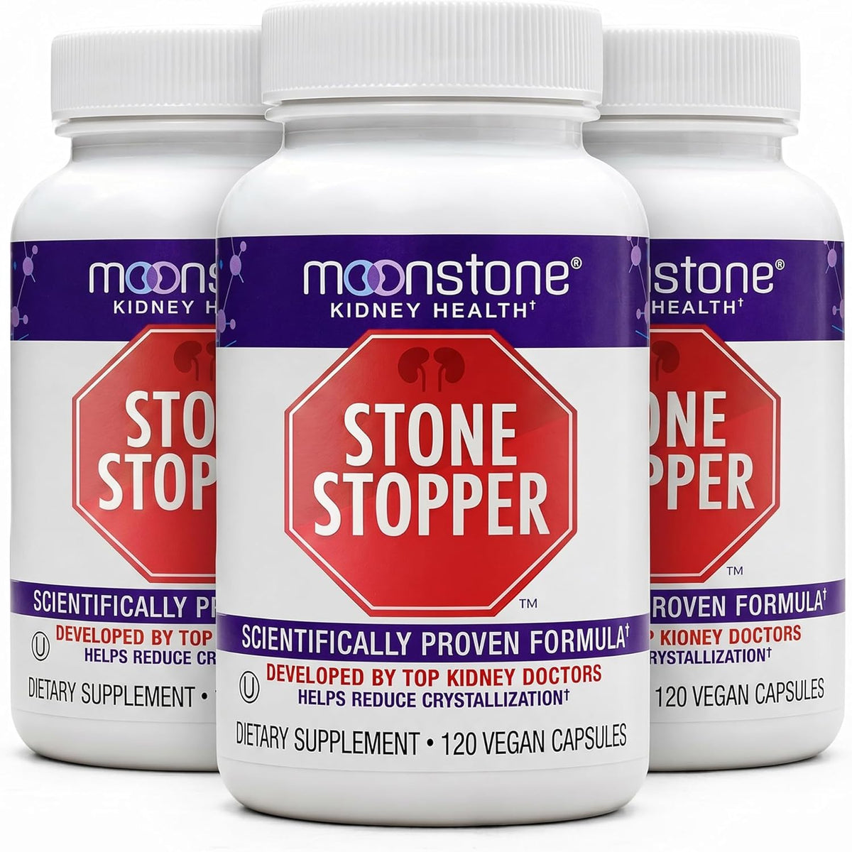 Stone Stopper Capsules, Kidney Stone Prevention, Calcium Oxalate Protector, Alkali Citrate Support Supplement, Developed by Urologists to Support Kidney Health, 60 Day Supply (240 Count) - görsel 9