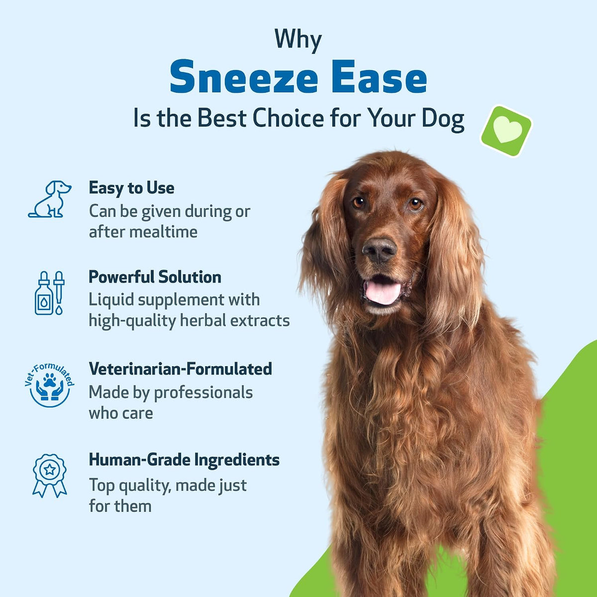 Pet Wellbeing Sneeze Ease for Dogs - Herbal Supplement for Seasonal Allergies, Sneezing & Nose/Eye Discomfort - 59 ml (2 fl oz) - görsel 5