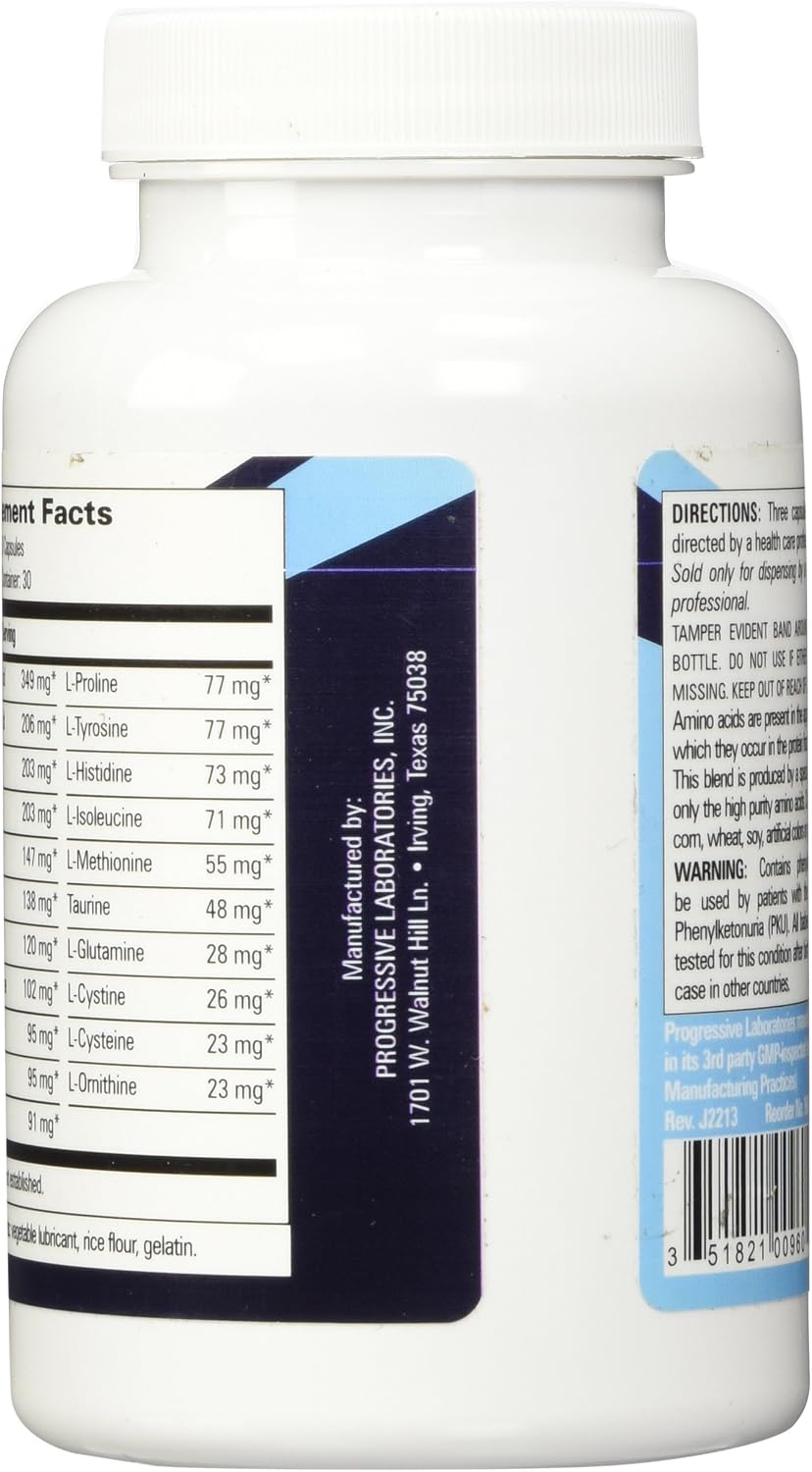 Progressive Labs Amino Blend Supplement, 90 Capsules - görsel 3