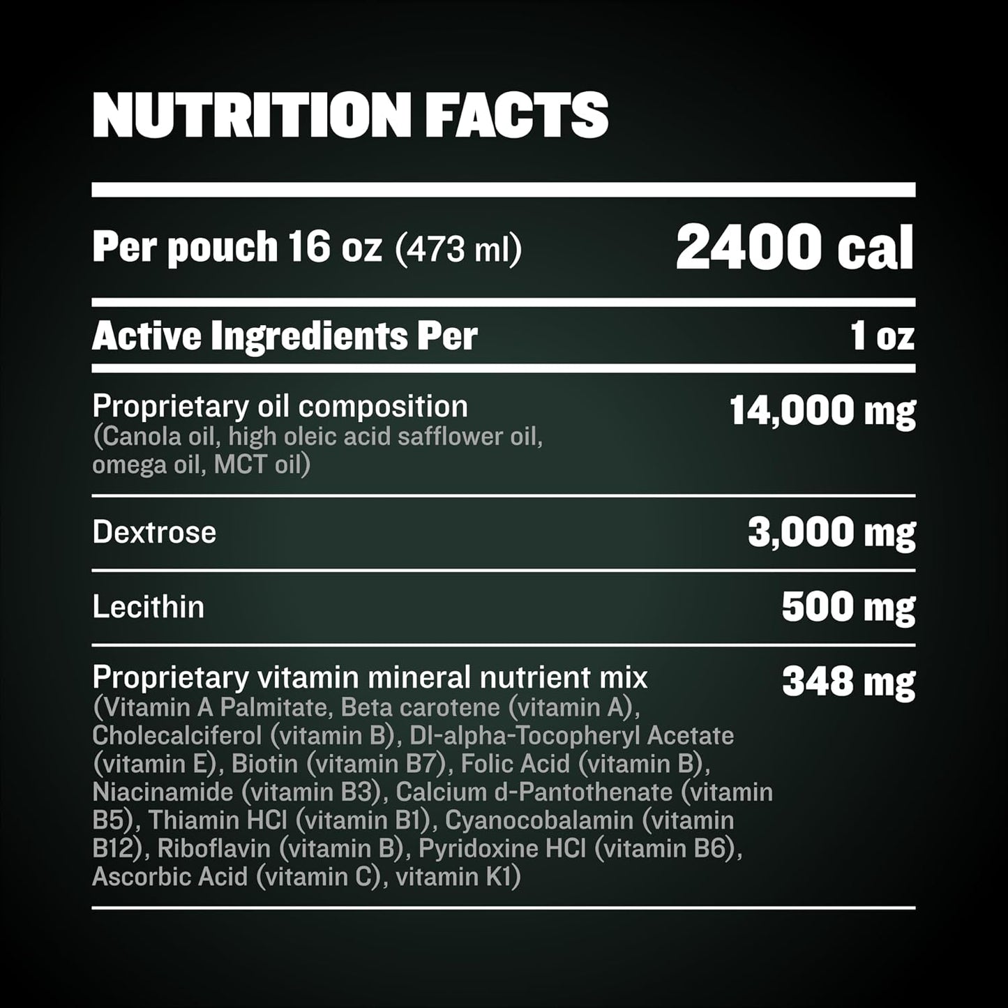 Bully Max Dog Weight Gainer 2400 Cal - High Calorie Liquid Supplement for Dogs with Omega-3 & Whey Protein - Appetite & Recovery Support for All Breeds, Puppies to Adults - Made in USA - 16 oz (473 ml) - görsel 5