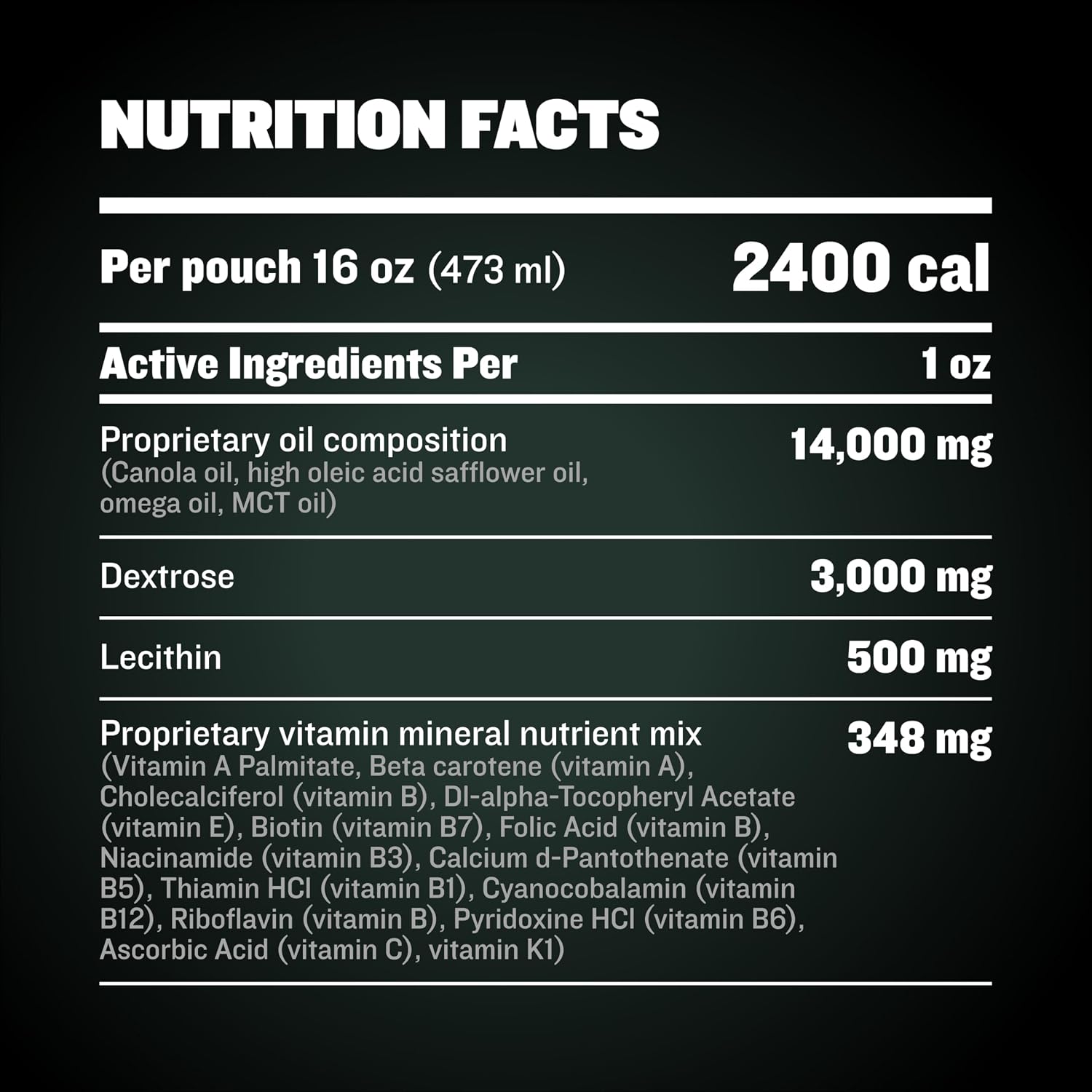 Bully Max Dog Weight Gainer 2400 Cal - High Calorie Liquid Supplement for Dogs with Omega-3 & Whey Protein - Appetite & Recovery Support for All Breeds, Puppies to Adults - Made in USA - 16 oz (473 ml) - görsel 5