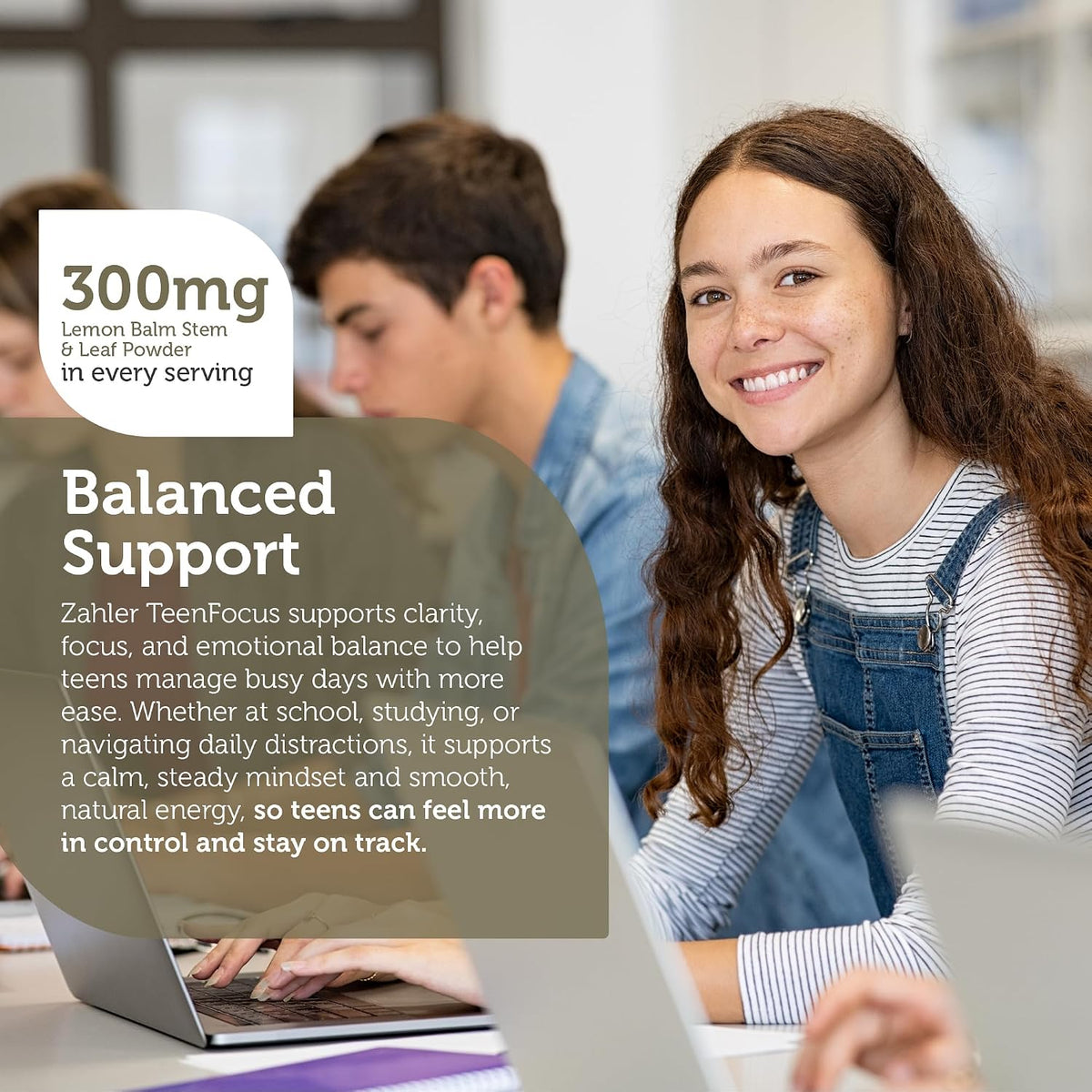Zahler TeenFocus, Advanced Formula for Better Focus & Concentration, Certified Kosher, 90 Capsules - görsel 3