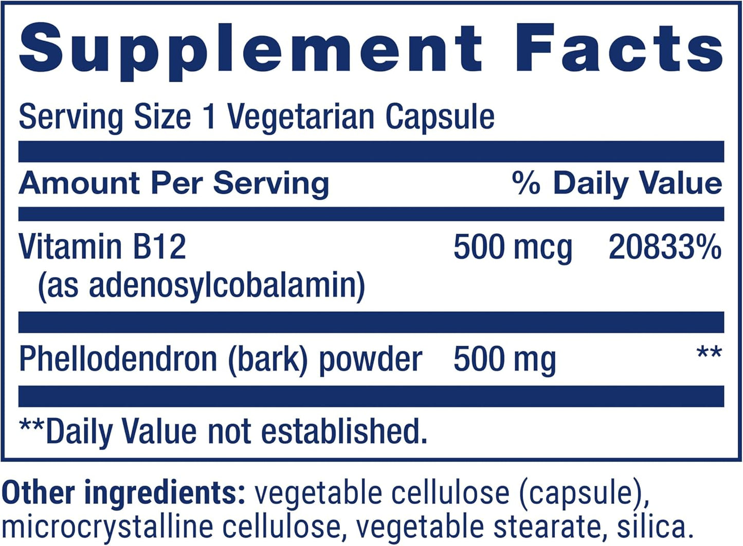 Life Extension Dopamine Advantage: Phellodendron Bark and Vitamin B12 for Cognitive Health, Mental Sharpness and Motivation – 30 Capsules - görsel 3