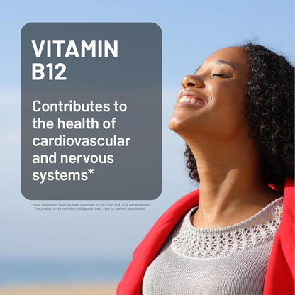 NatureWise Vitamin B12 5000 mcg - Extra Strength - 60 Soft gel capsules