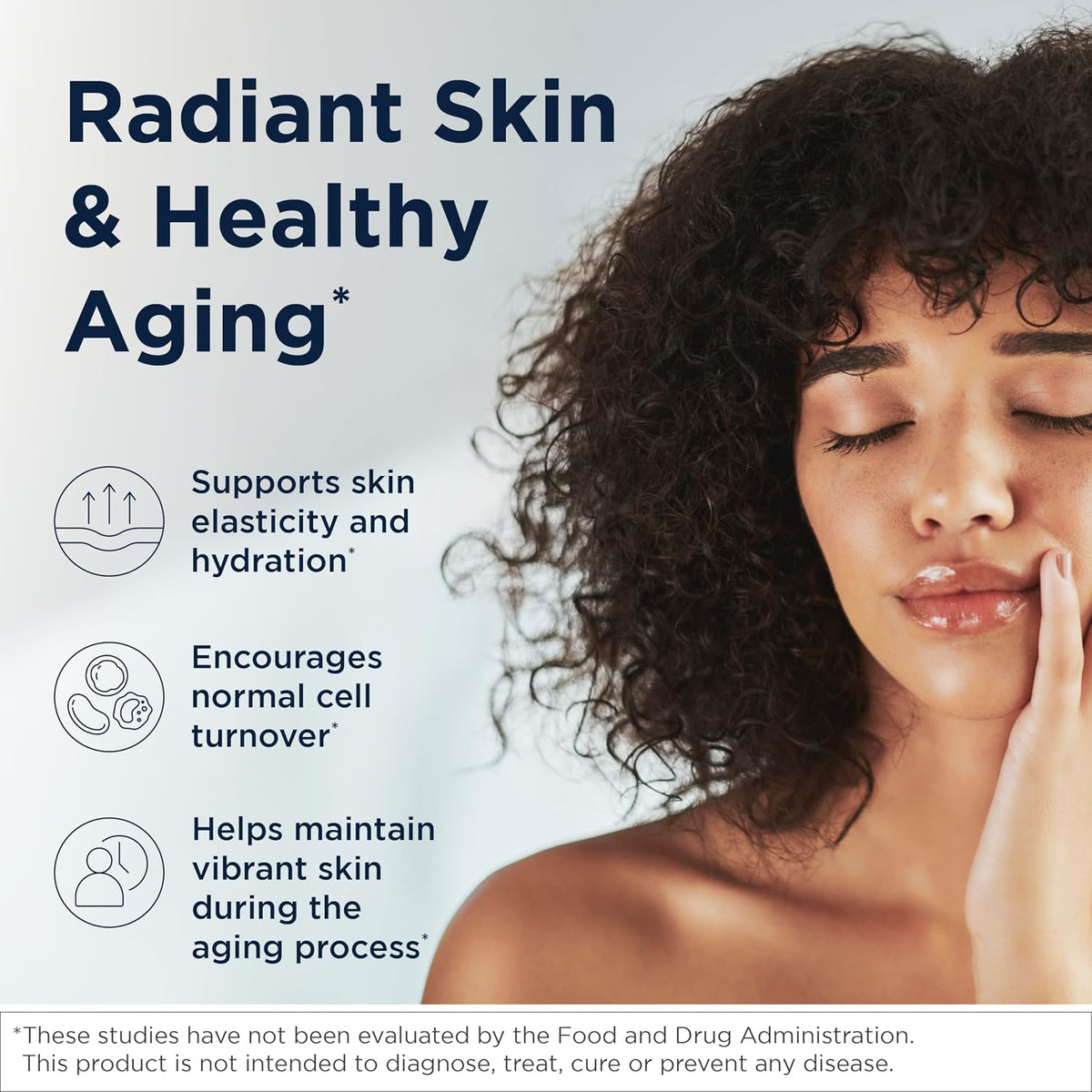 Designs for Health H-S-N Radiance - Hair, Skin and Nails Vitamins for Women and Men - Promote Healthy Hair, Skin Elasticity – Image 2